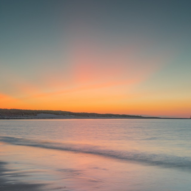 Sea Palling Beach At Sunset